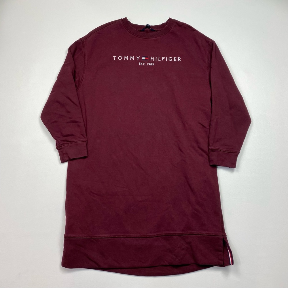 Women’s Tommy Hilfiger Long Sleeve Sweatshirt Dress Size Large